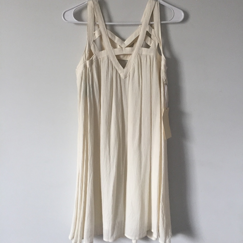 Cream Strappy Dress